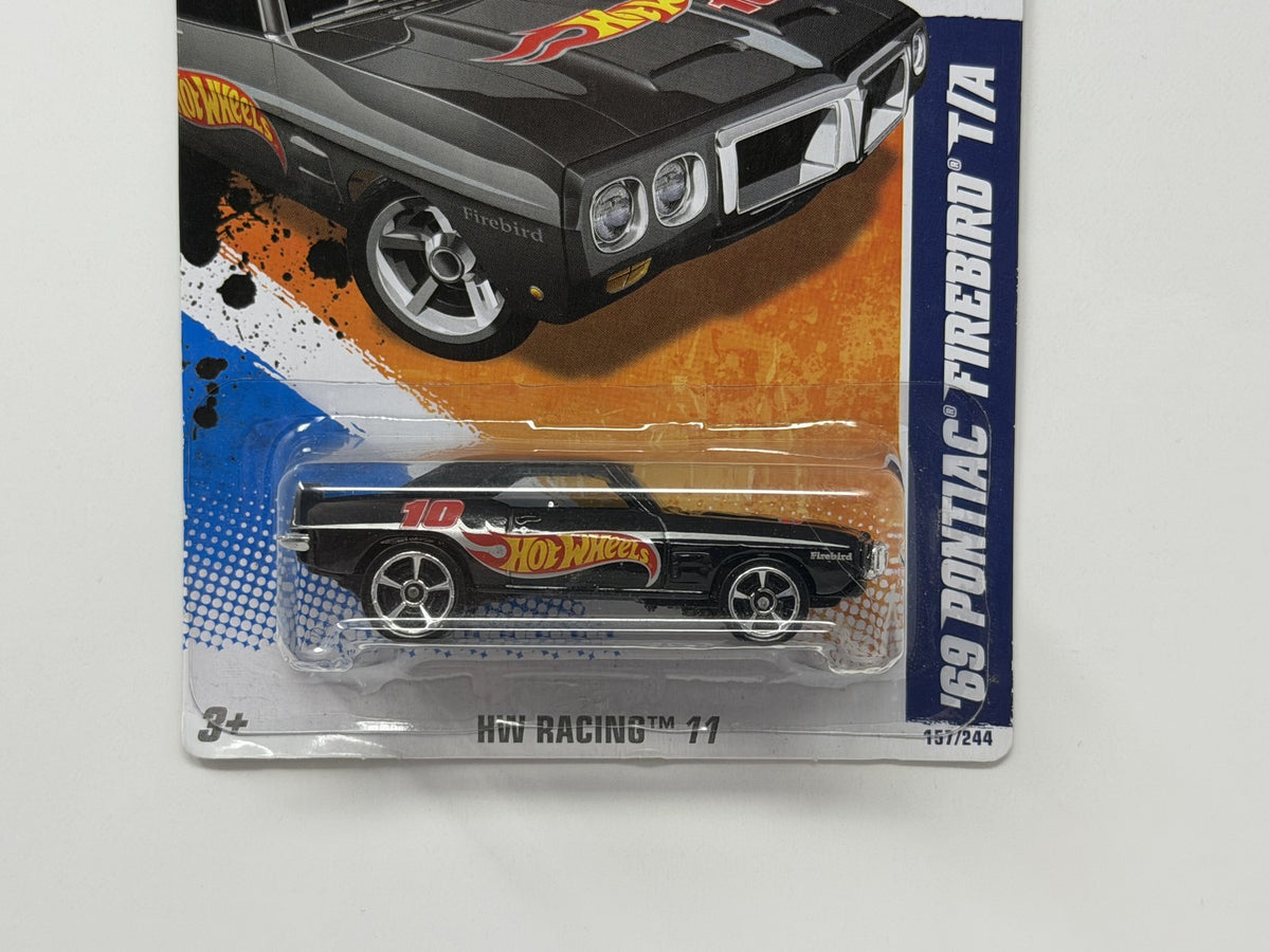 Hot Wheels HW Racing 1969 Pontiac Firebird T/A 1:64 Diecast Black