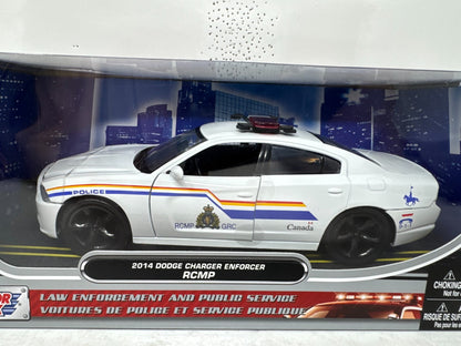 Motormax RCMP 2014 Dodge Charger Enforcer Law Enforcement Series 1:24 Diecast