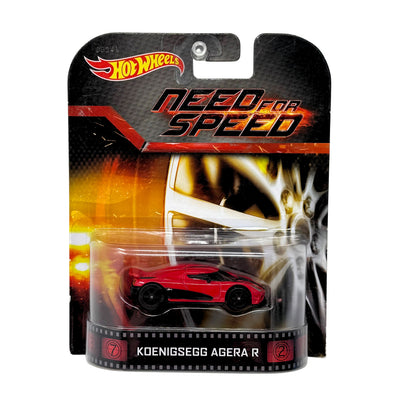 Hot Wheels Retro Entertainment Need For Speed Koenigsegg Agera R 1:64 Diecast