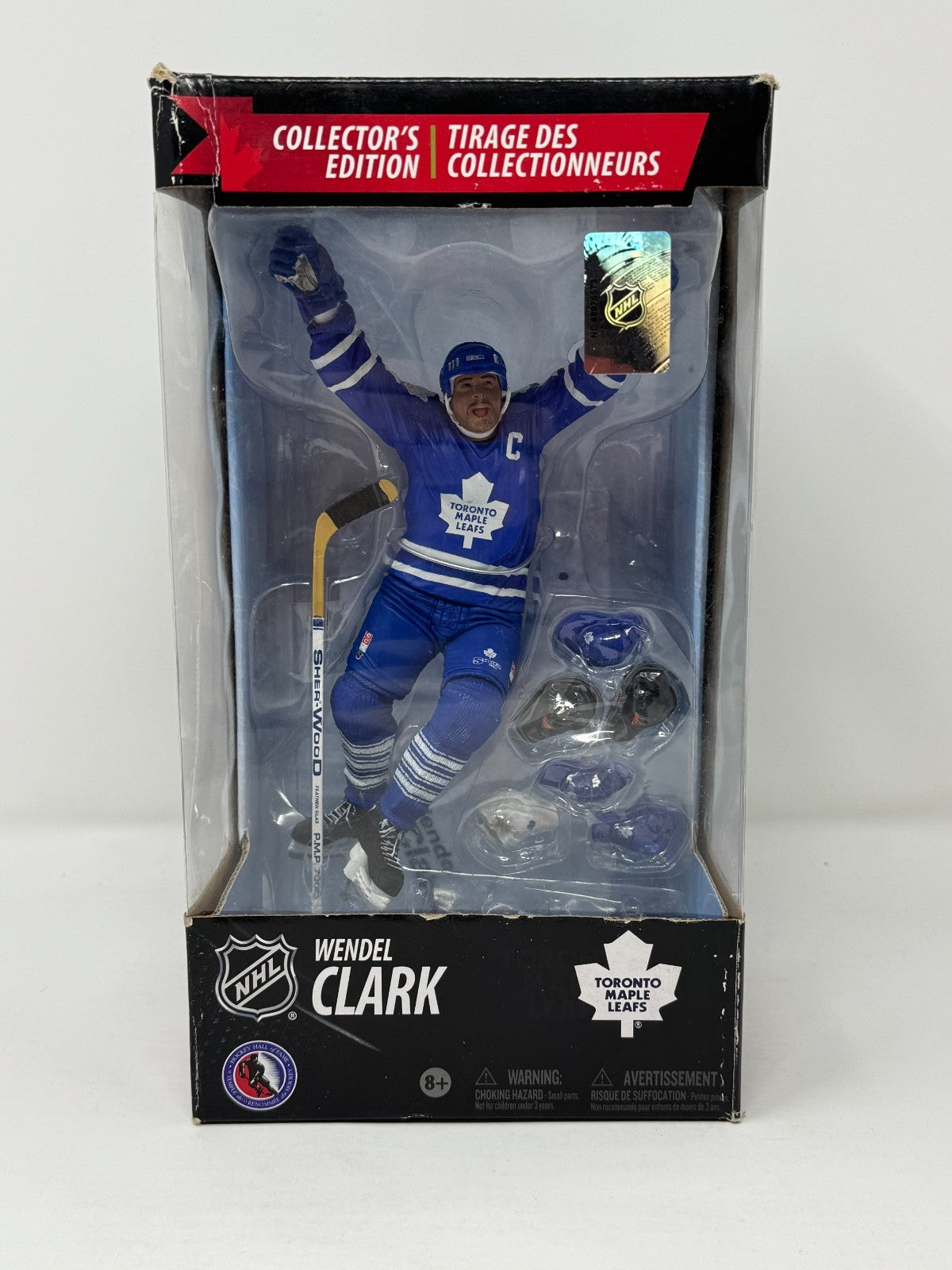 McFarlane NHL Wendel Clark Toronto Maple Leafs Canadian Tire Exclusive Figure