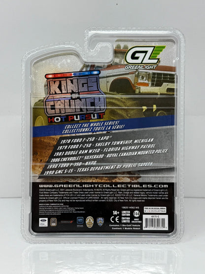 Greenlight King of Crunch Hot Pursuit Ford F-350 NYPD Monster Truck 1:64 Diecast