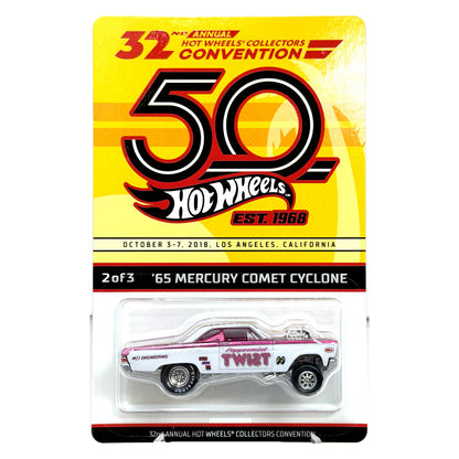 Hot Wheels 2018 Collectors Convention 1965 Mercury Comet Cyclone 1:64 Diecast
