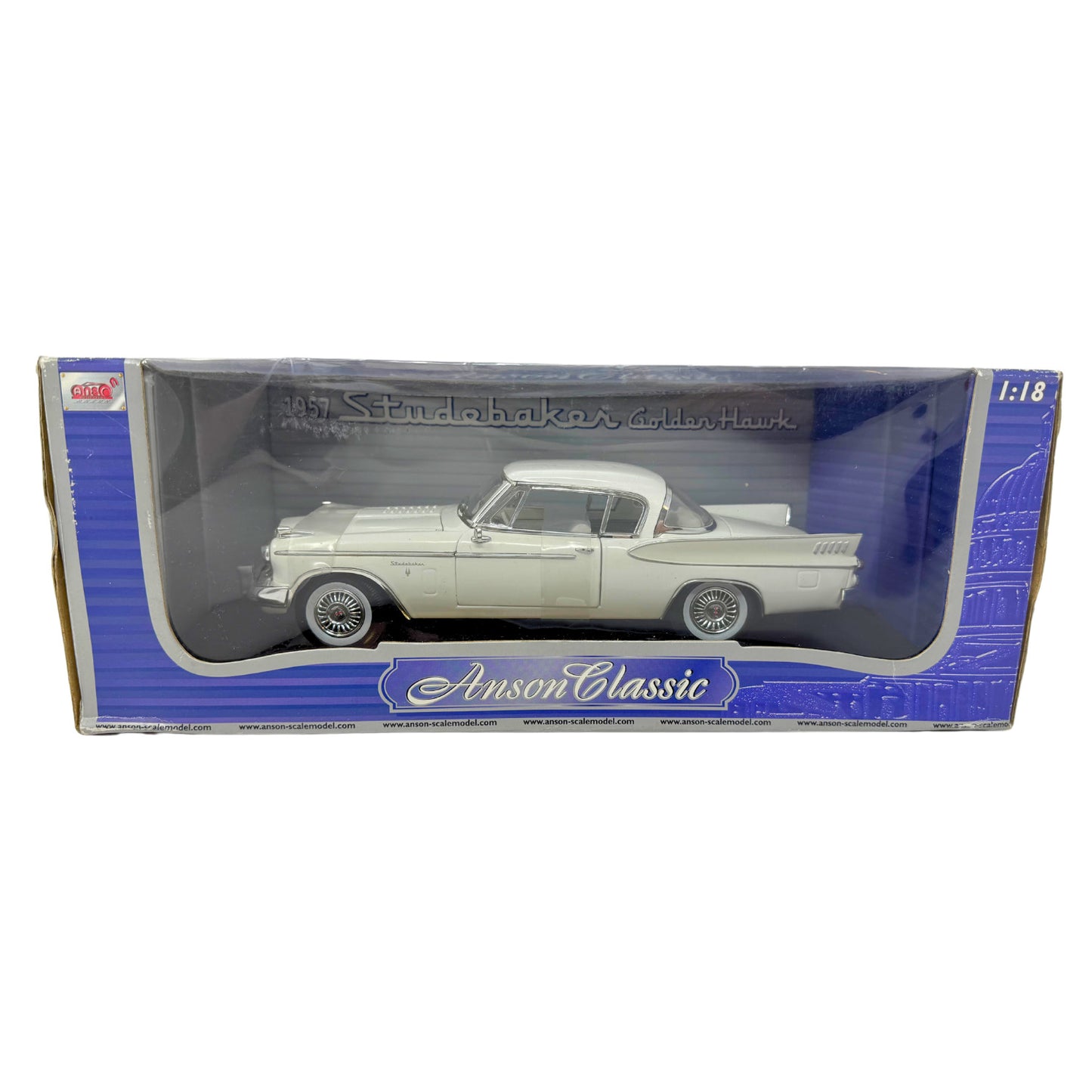 Anson Classic 1957 Studebaker Golden Hawk 1:18 Diecast