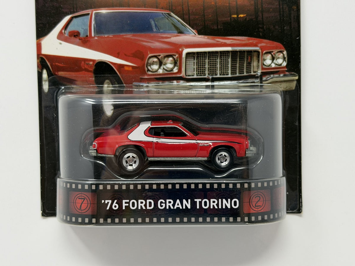 Hot Wheels Retro Entertainment Starsky Hutch 1976 Ford Gran Torino 1:64 Diecast