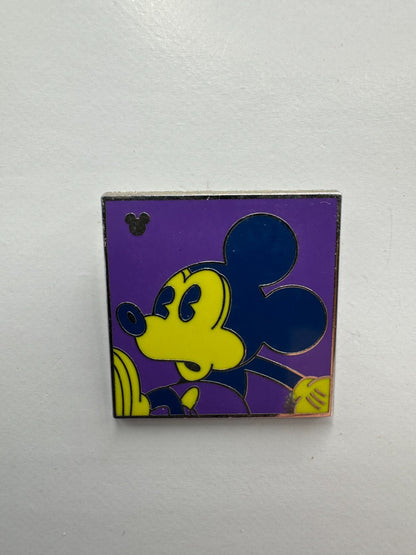 WDW Disney Neon Mickey Mouse Purple Hidden Mickey Trading Pin DC2S1