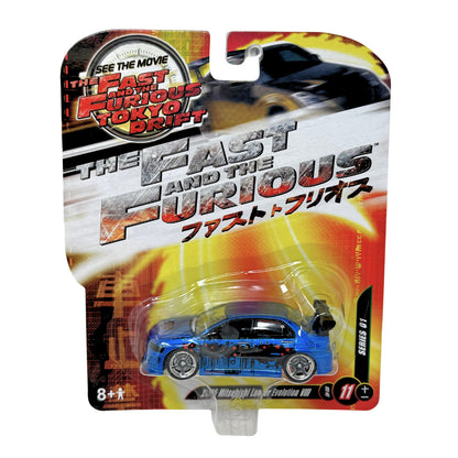 Joyride RC2 Tokyo Drift 2005 Mitsubishi Lancer Evolution VIII 1:64 Diecast Blue