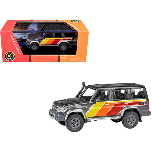 Paragon 2014 Toyota Land Cruiser LC76 TRD Livery 1:64 Diecast Para 64