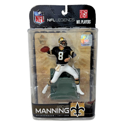 McFarlane NFL Legends Archie Manning New Orleans Saints Figure