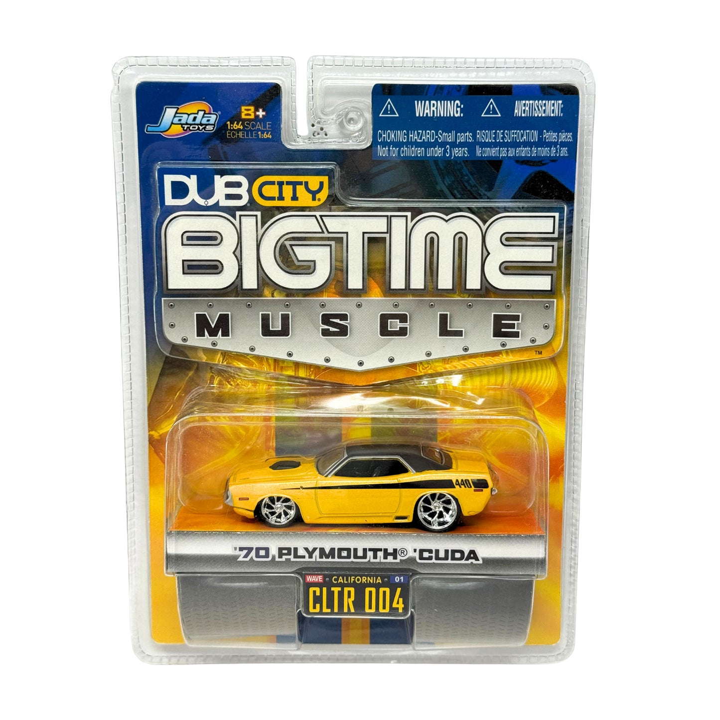Jada Dub City Bigtime Muscle 1970 Plymouth Cuda 1:64 Diecast