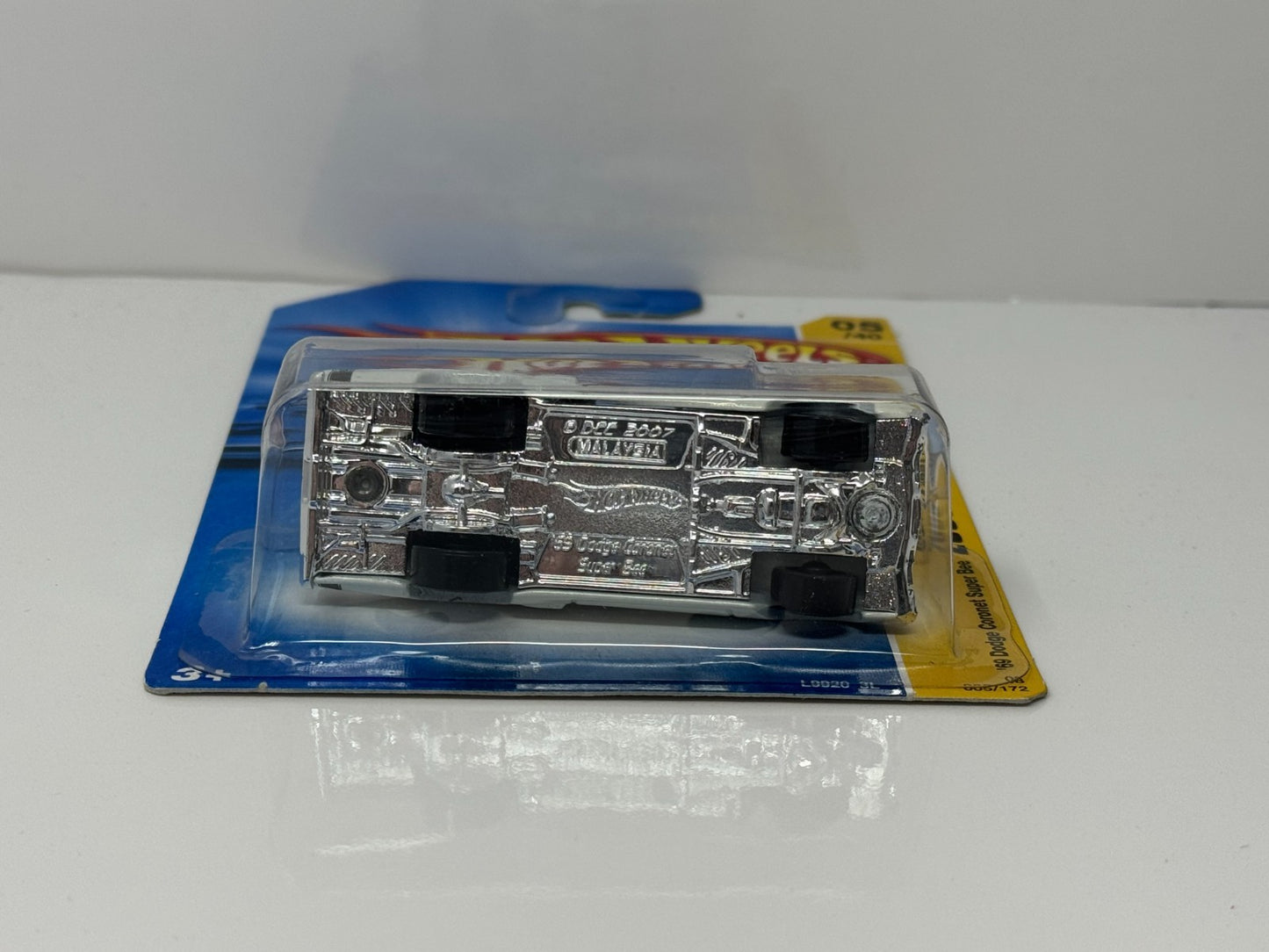 Hot Wheels First Editions 1969 Dodge Coronet Super Bee 1:64 Diecast White