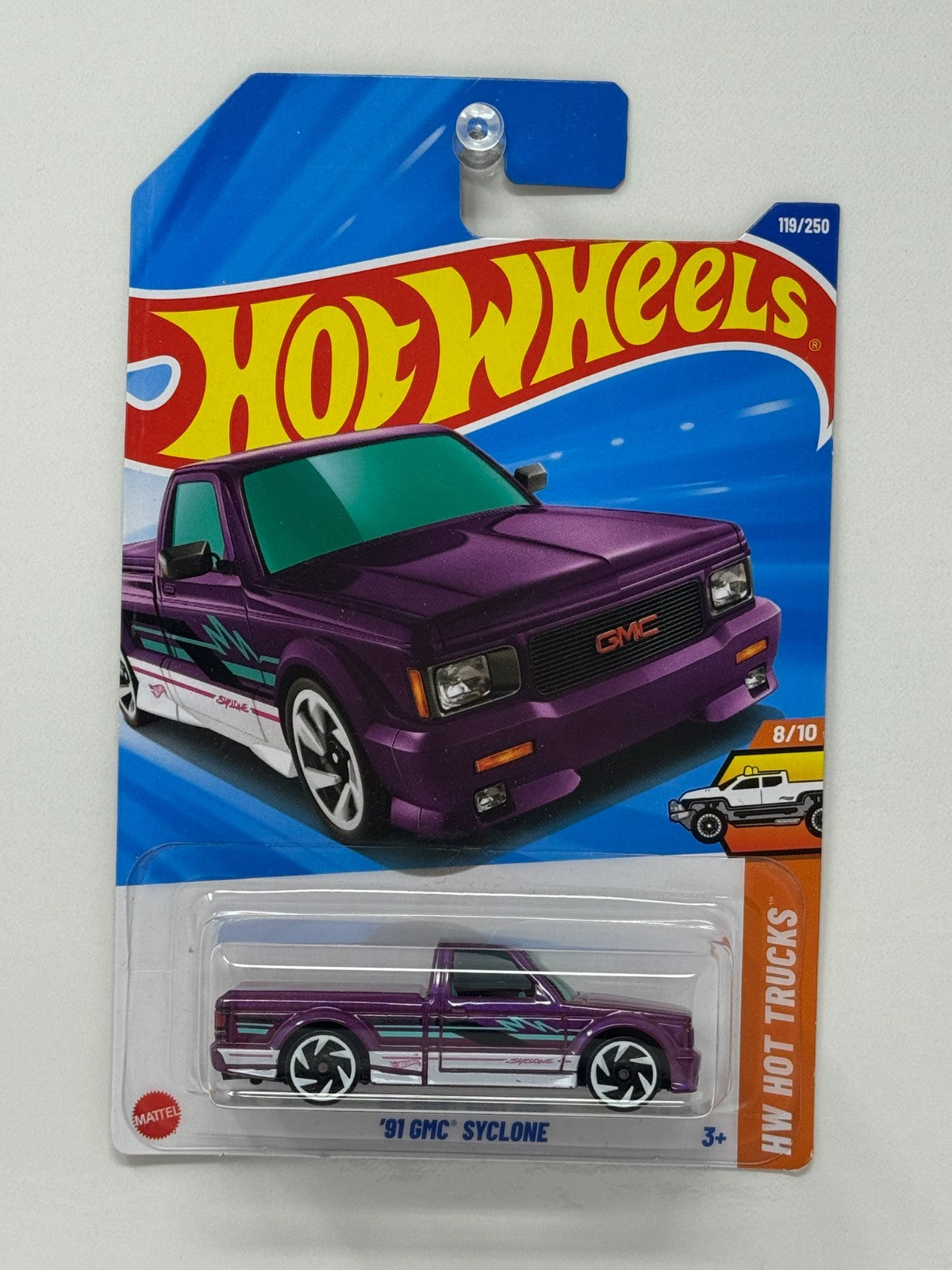 Hot Wheels Hot Trucks 1991 GMC Syclone 1:64 Diecast V6