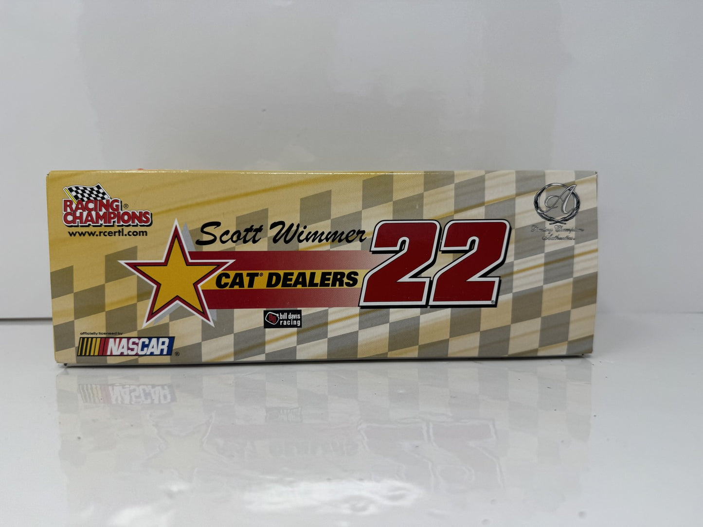 Racing Champions Nascar Scott Wimmer #22 Cat Dealers 1:24 Diecast