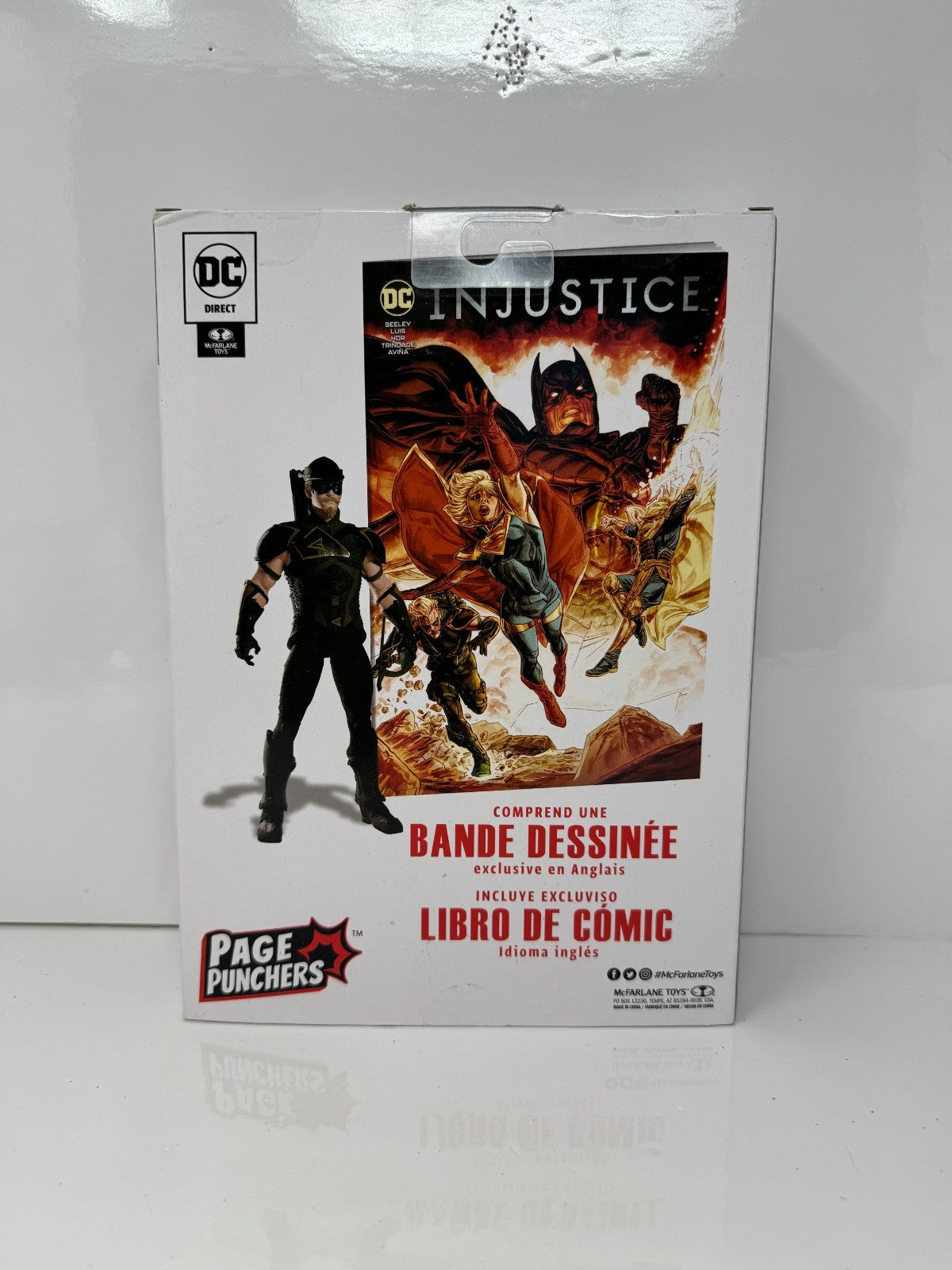 McFarlane DC Direct Page Punchers Injustice 2 Green Arrow/ Action Figure