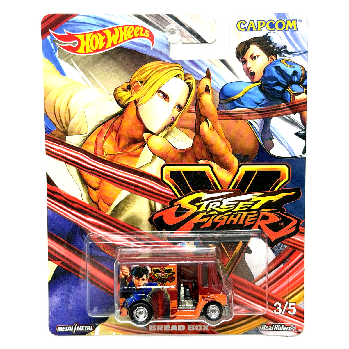 Hot Wheels Street Fighter V Bread Box 1:64 Diecast Real Riders