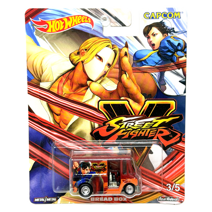 Hot Wheels Street Fighter V Bread Box 1:64 Diecast Real Riders