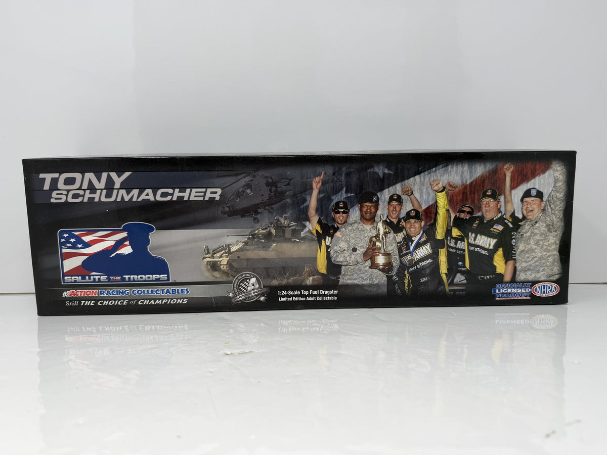 Action NHRA Tony Schumacher U.S Army Top Fuel Dragster 1:24 Diecast Liquid Color