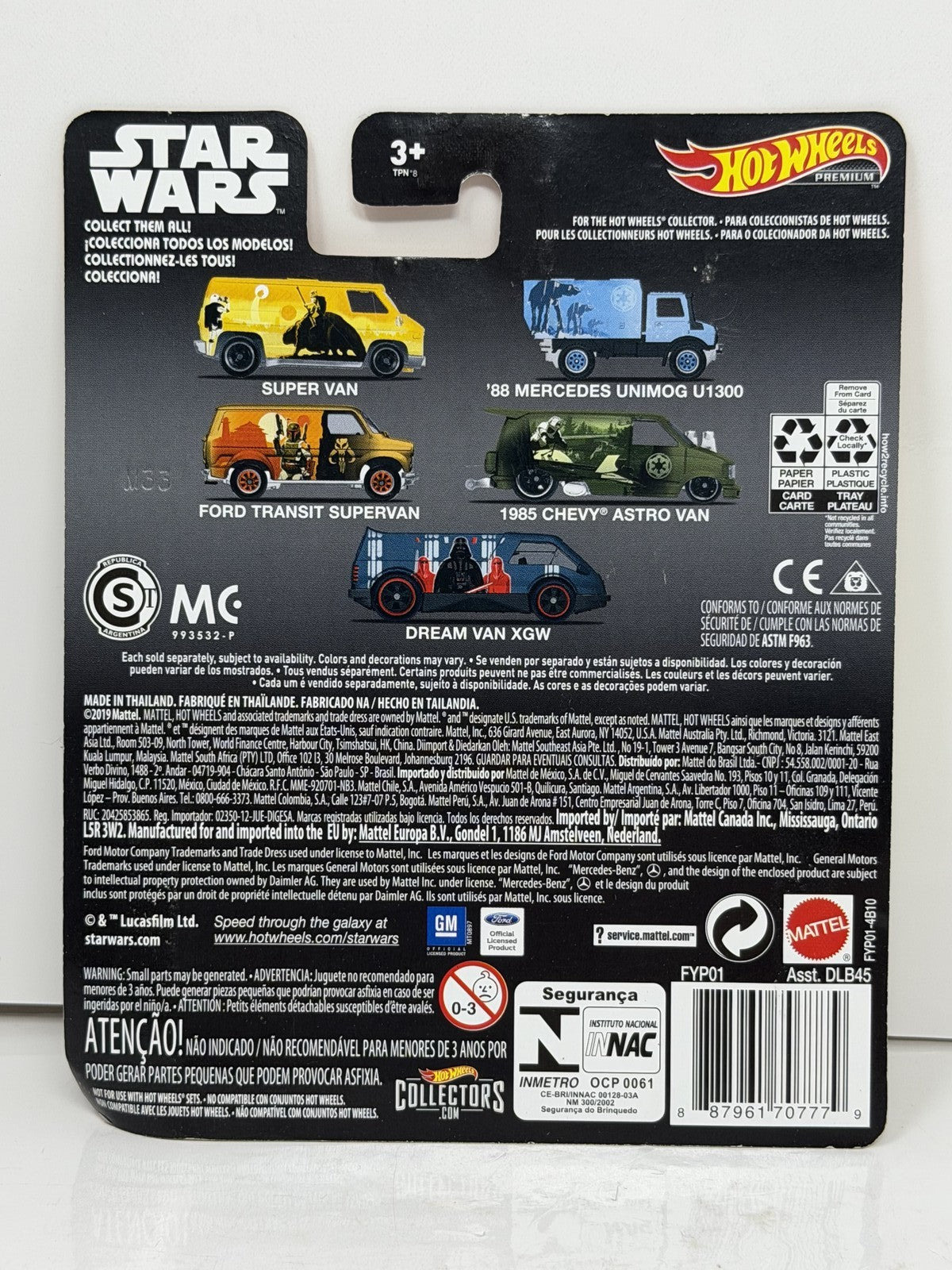 Hot Wheels Premium Star Wars Super Van 1:64 Diecast Real Riders