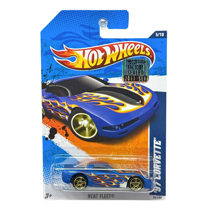 Hot Wheels Heat Fleet 1997 Chevy Corvette 1:64 Diecast Factory Sealed