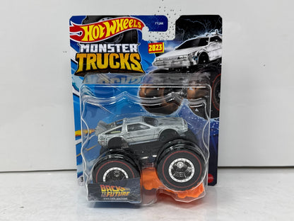 Hot Wheels Monster Trucks TH Back to the Future Iced Time Machine 1:64 Diecast