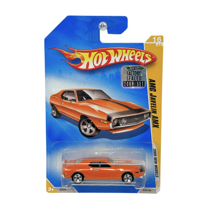 Hot Wheels 2009 New Models AMC Javelin AMX Orange 1:64 Diecast Factory Sealed