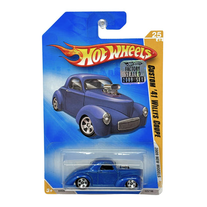 Hot Wheels 2009 New Models Custom 1941 Willys Coupe 1:64 Diecast Factory Sealed