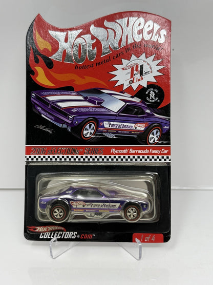 Hot Wheels 2006 RLC Selections Plymouth Barracuda Funny Car 1:64 Diecast