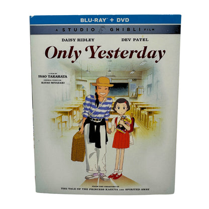 Only Yesterday (Blu-ray) Daisy Ridley Studio Ghibli Anime Drama