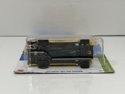 Hot Wheels HW Gassers 1955 Chevy Bel Air Gasser Yellow 1:64 Diecast