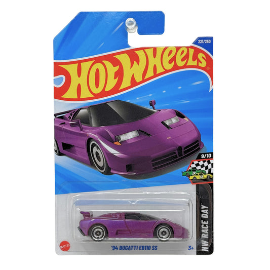 Hot Wheels Race Day 1994 Bugatti EB110 SS 1:64 Diecast