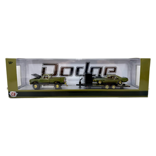 M2 Machines 1974 Dodge W200 Power Wagon & 1970 Challenger T/A CHASE 1:64 Diecast