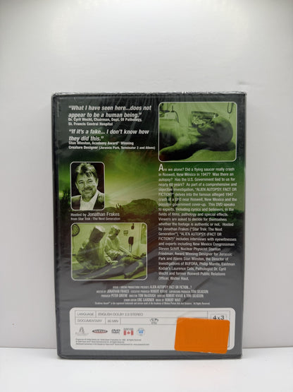 Alien Autopsy Fact or Fiction- (DVD) Jonathan Frakes Documentary
