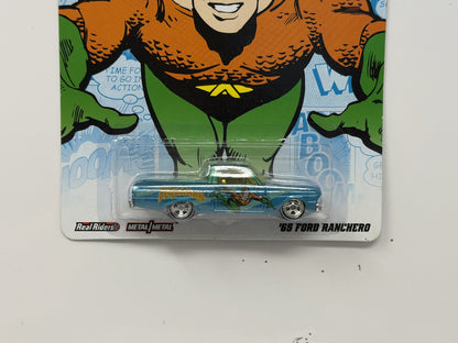 Hot Wheels DC Originals 1965 Ford Ranchero Aquaman 1:64 Diecast Real Riders