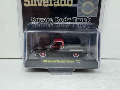 M2 Machines Square Body Truck 1974 Chevrolet Silverado Stepside 1:64 Diecast