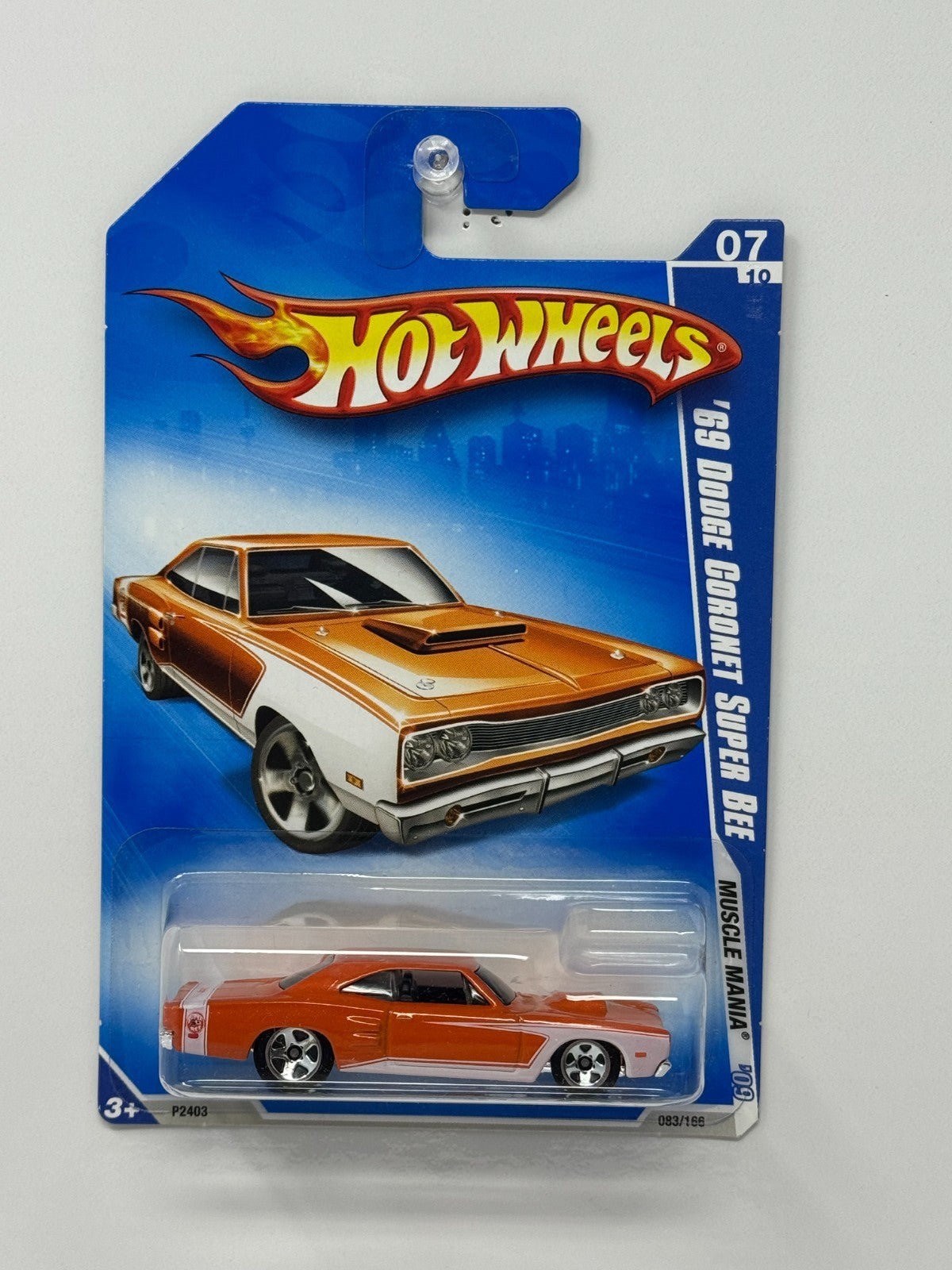 Hot Wheels Muscle Mania 1969 Dodge Coronet Super Bee 1:64 Diecast Orange