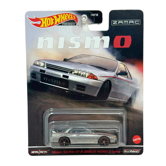 Hot Wheels Premium Nissan Skyline GT-R (BNR32 NISMO S-Tune) ZAMAC 1:64 Diecast