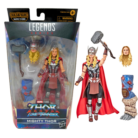 Marvel Legends Thor Love and Thunder Mighty Thor Action Figure w/ Korg BAF Piece