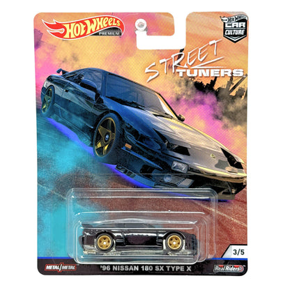 Hot Wheels Premium Street Tuners 1996 Nissan 180SX Type X 1:64 Diecast