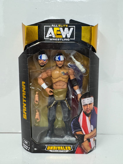 Jazwares AEW Unrivaled Series 4 Santana Action Figure