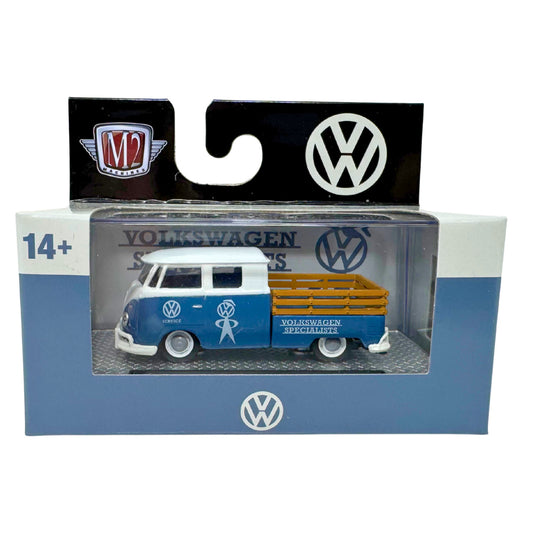 M2 Machines 1961 Volkswagen VW Double Cab Truck USA Model 1:64 Diecast