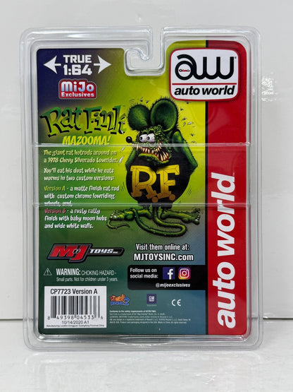 Auto World Rat Fink 1978 Chevrolet Cheyenne 10 Rat Rod 1:64 Diecast