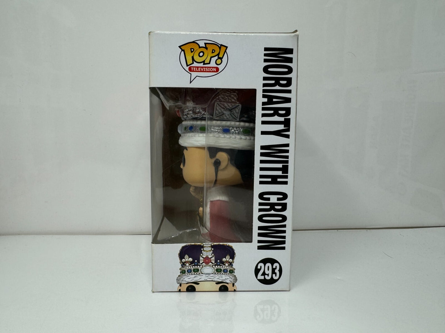 Funko Pop! Television Sherlock #293 Jim Moriarty with Crown Vinyl Figure Vaulted