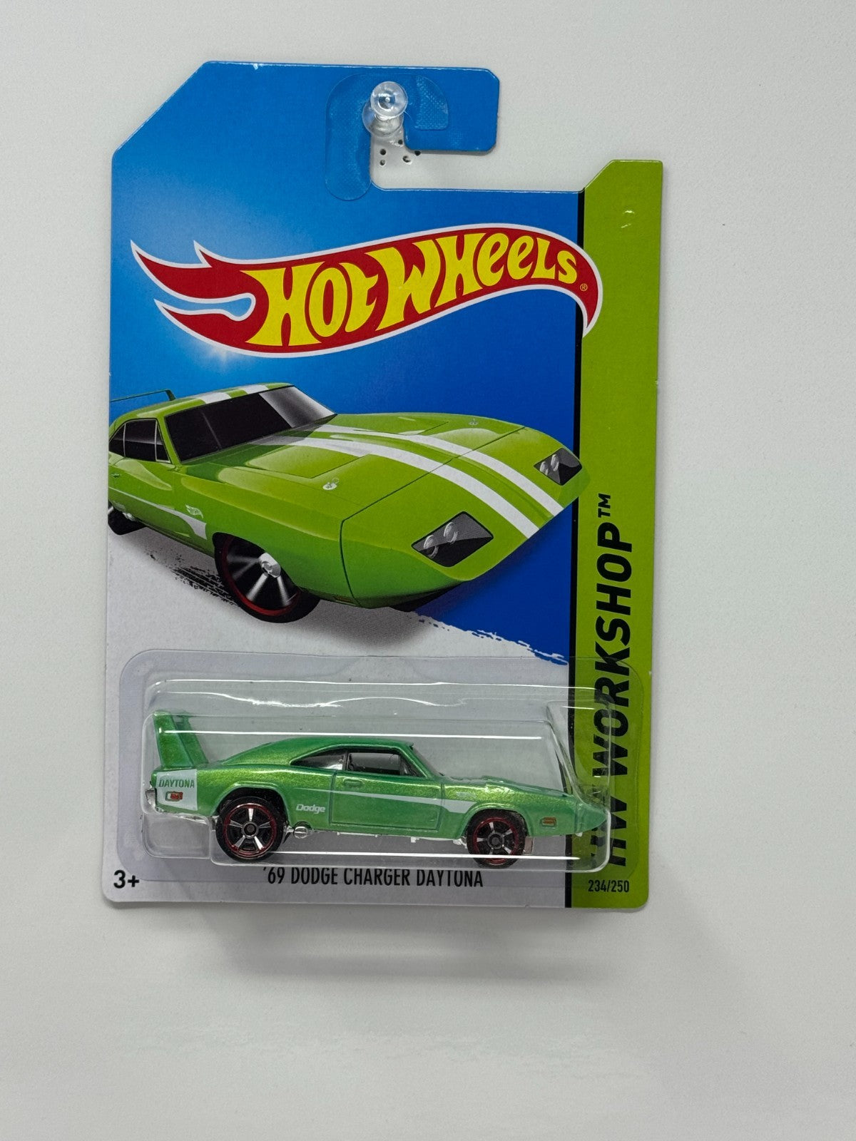 Hot Wheels Workshop 1969 Dodge Charger Daytona 1:64 Diecast Green