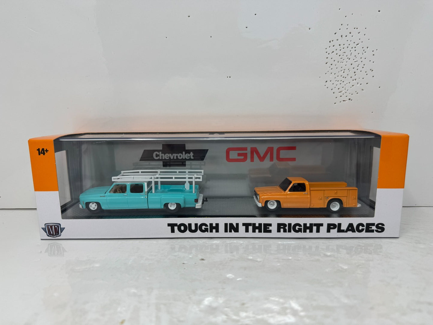 M2 Machines 1973 Chevrolet Cheyenne Super 30 & GMC Sierra Grande 15 1:64 Diecast