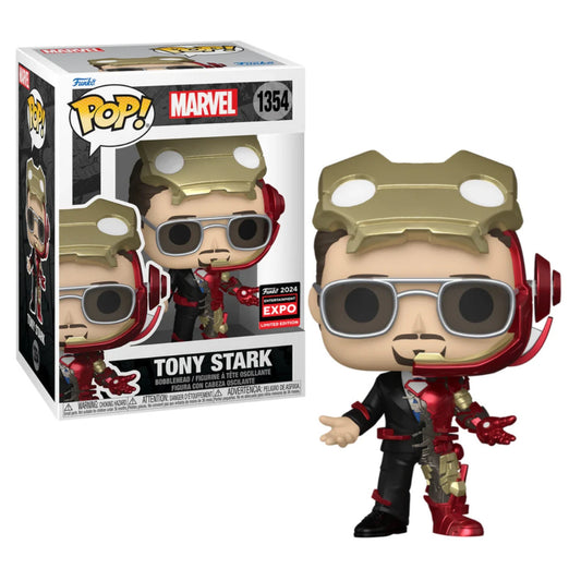 Funko Pop! Marvel #1354 Tony Stark 2024 Entertainment Expo Bobblehead