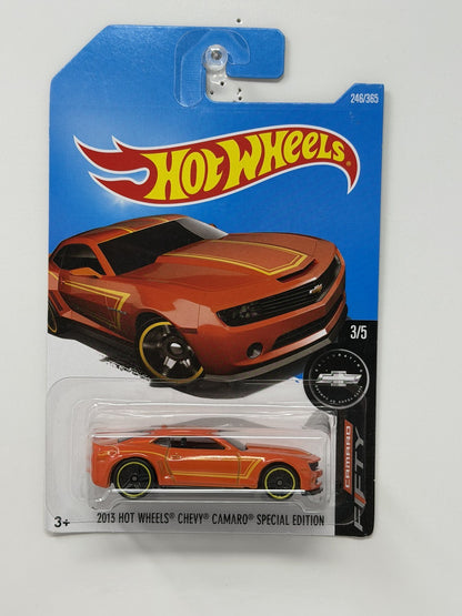 Hot Wheels Camaro Fifty 2013 Chevy Camaro Special Edition 1:64 Diecast Orange