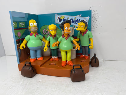 Simpsons World of Springfield Barney's Bowl-A-Rama Pin Pals Playmates Playset