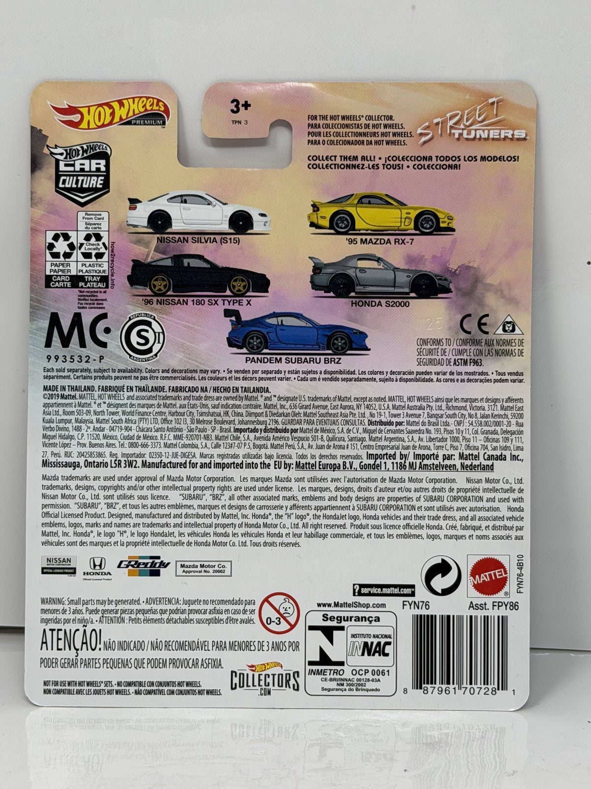 Hot Wheels Premium Street Tuners Pandem Subaru BRZ 1:64 Diecast
