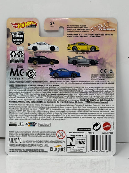 Hot Wheels Premium Street Tuners Pandem Subaru BRZ 1:64 Diecast