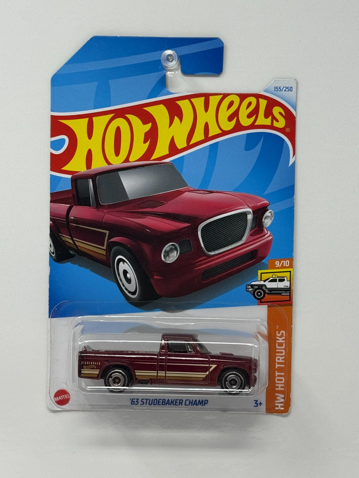 Hot Wheels Hot Trucks 1963 Studebaker Champ 1:64 Diecast V3