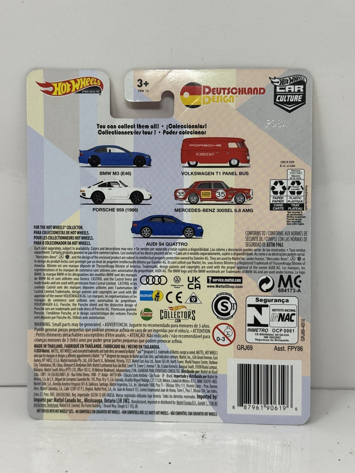 Hot Wheels Premium Deutschland Design Audi S4 Quattro 1:64 Diecast